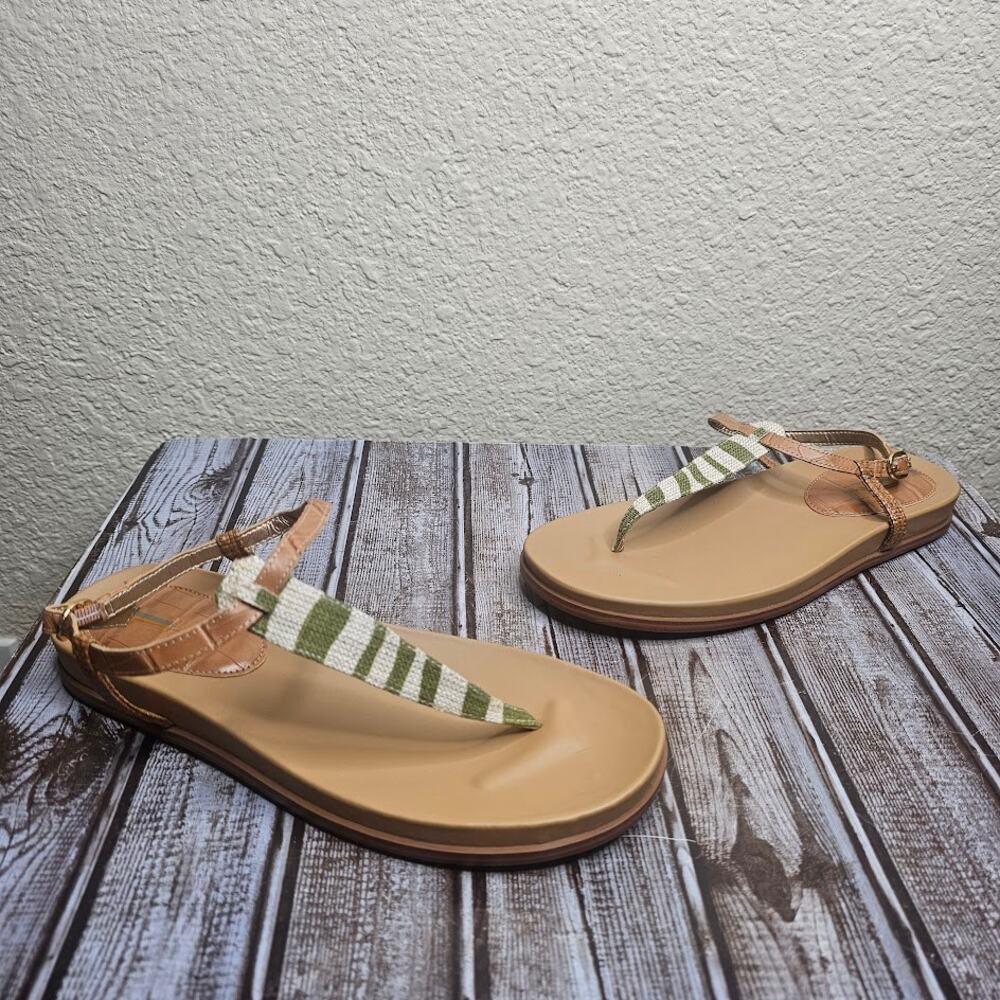Sam Edelman Naomi strappy t strap sandals Women's size 8.5 thong ankle strap